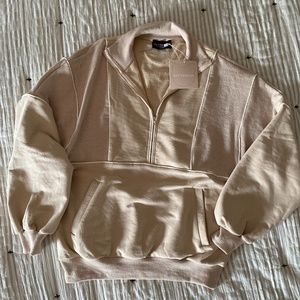 Kittenish Save the Drama Tan sweatshirt and joggers